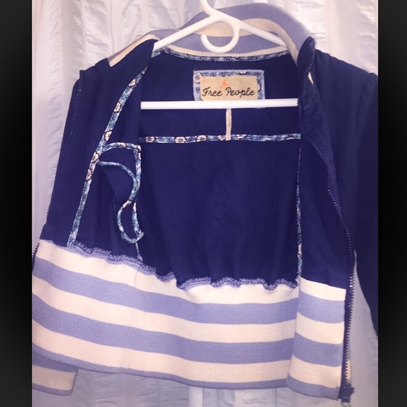 Free People cropped zip-up jacket - Picture 2 of 5